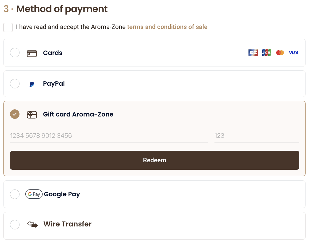 using-gift-card