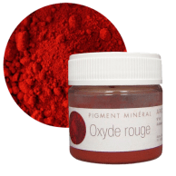 Oxyde minéral rouge