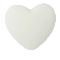 Pietra per diffusione aromatica cuore bianco panna