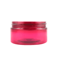 Vasetto in PET riciclato rosa BASIC 100 ml - senza tappo