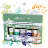 Coffret roll-on d'aromathérapie Coffret 5 roll-on BIO : Aroma tout-terrain