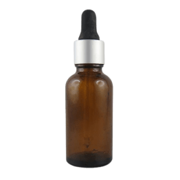 Flacone contagocce DIN18 in vetro ambrato 30 ml