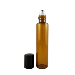 Roll-on en verre coloré ambré 30 ml