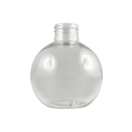 Flacon boule PET cristal 150 ml - 24/410 - sans bouchage
