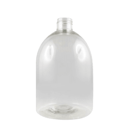 Flacone PET trasparente 500 ml - 24/410 - senza tappo