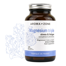 Magnésium triple 120 gélules - Complément alimentaire