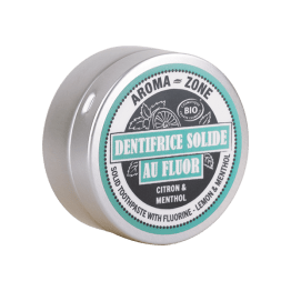 Dentifrice solide au Fluor - Menthol & Citron