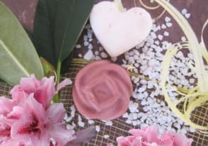 Mon bouquet de fleurs pour le bain : fleur rose