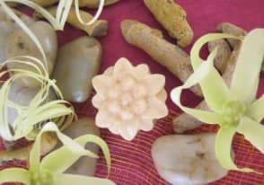 Mon bouquet de fleurs pour le bain : fleur blanche