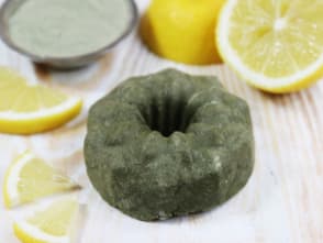Shampoo solido per capelli grassi all'Argilla verde & Limone