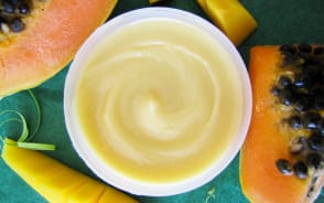 Soin capillaire fixant "effet mouillé" mangue & passion