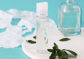 Lotion "défatiguante" pour masque en tissu