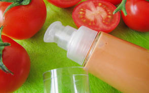 Fluide visage vitaminé bonne-mine à la tomate