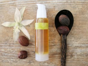 Huile exotique beauté des cheveux