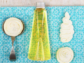 Huile de bain peau douce "citron meringué"