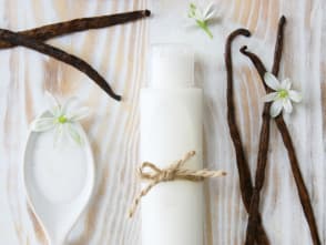 Lait corporel fleur de vanille pour peaux sèches