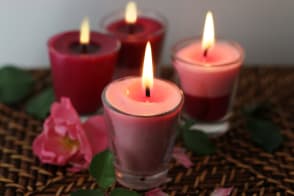 Candele Bouquet di Rose