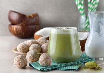 Matcha latté au collagène