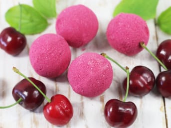 Bombes de bain cerise exquise