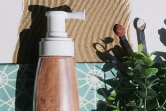 Polvere glitterata per il corpo
