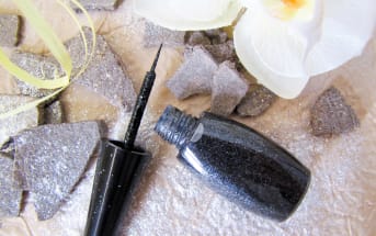 Eye-liner nacré : Noir Brillant