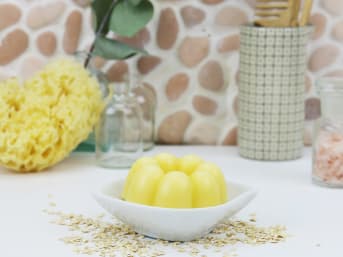 Après-shampooing solide réparateur
