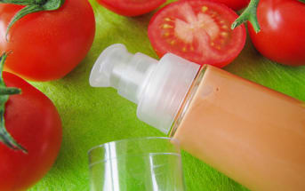 Fluide visage vitaminé bonne-mine à la tomate