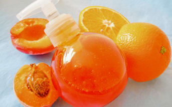 Gel douche maison "Optimistic" abricot & orange