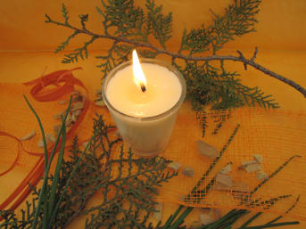 Candela da massaggio "Venere"