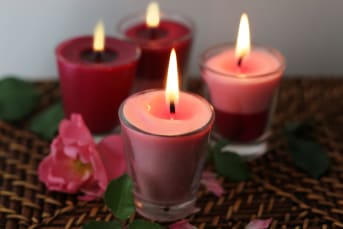 Candele Bouquet di Rose