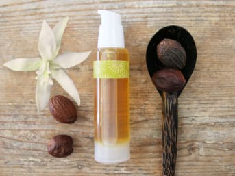 Huile exotique beauté des cheveux