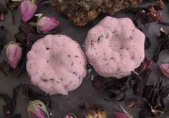 Bombes de bain rose ambrée