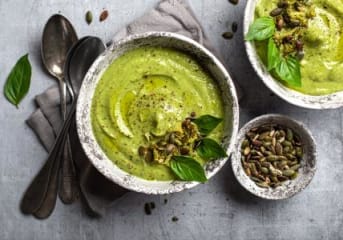 Recette Velouté de Courgettes à la poudre de Moringa BIO