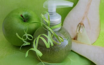 Gel douche "vert fluo" pomme-poire