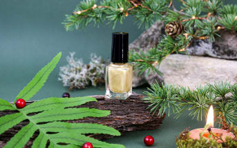 Vernis naturel pailleté or