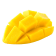 Mango congelato in pezzetti