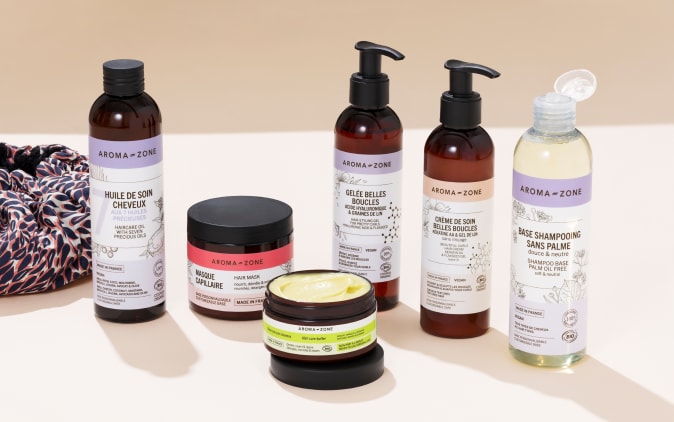 Gamme de Produit Aroma-Zone pour Cheveux