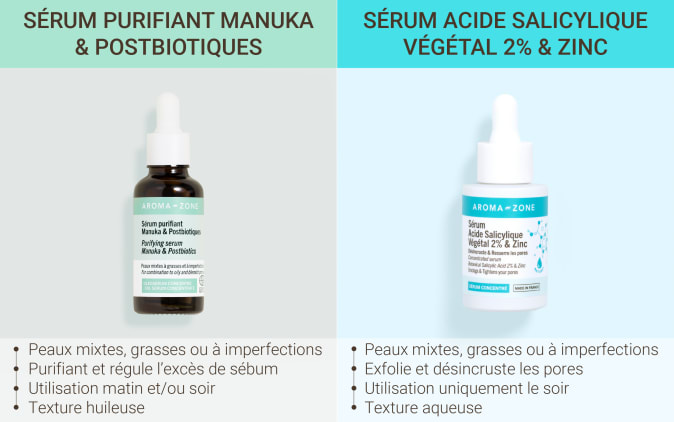 Visuel-Comparatif-FT Oleoserum Serum-Purifiant-vs-Serum-Acide-Salycique