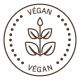 stamp es vegan