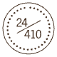 stamp tappo 24/410 - ok
