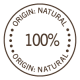 stamp 100% ORIGIN: NATURAL