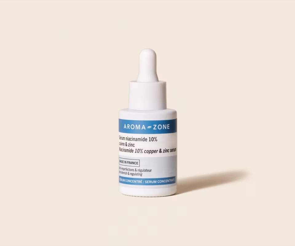 Base neutre Sérum concentré Niacinamide 10%, Cuivre & Zinc