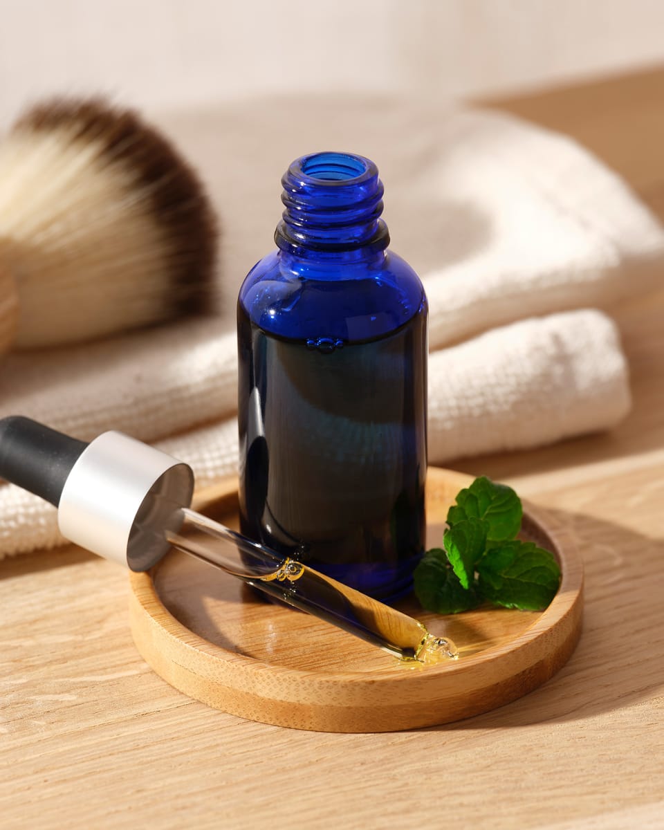 Huile à barbe "accélératrice de pousse"