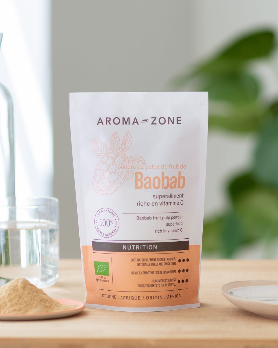 Poudre de Pulpe de fruit de Baobab BIO