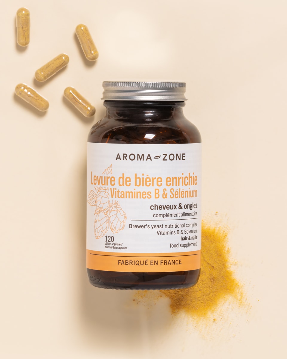 Levure de bière enrichie 120 gélules - Complément alimentaire