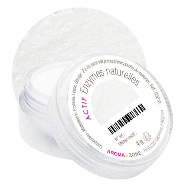 Actifs cosmétiques Enzymes naturelles