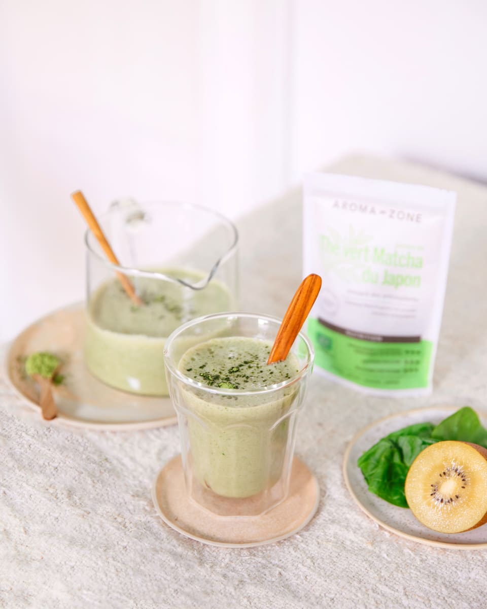 Smoothie chlorophylle  pour  une  pause vitaminée