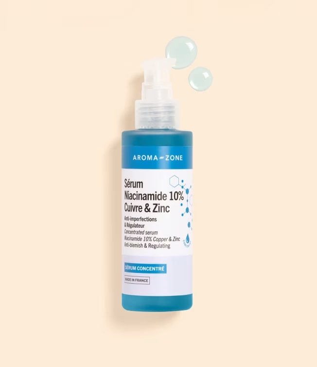 Sérum niacinamide cuivre et zinc
