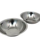Coupelles de pesée en inox (lot de 2)