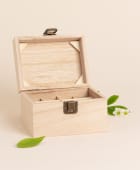 Boîte rangement huiles essentielles en bois Mini pour 12 flacons